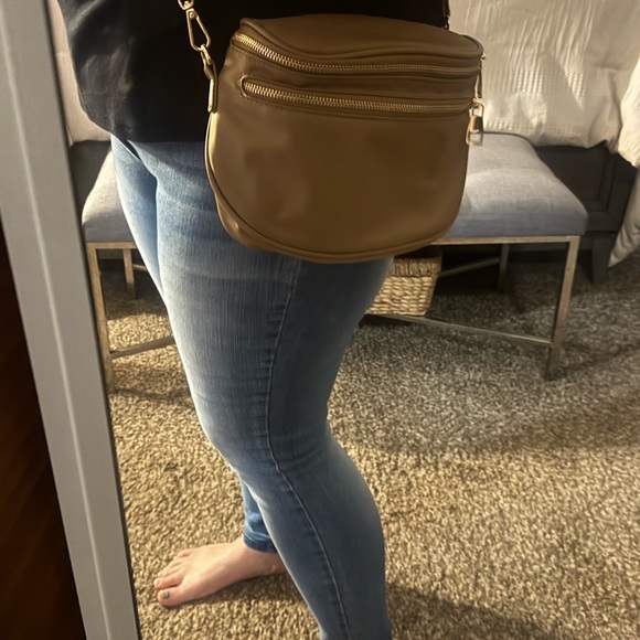 Ello Kahki Crossbody Bag with Gold hardware - Picture 14 of 14